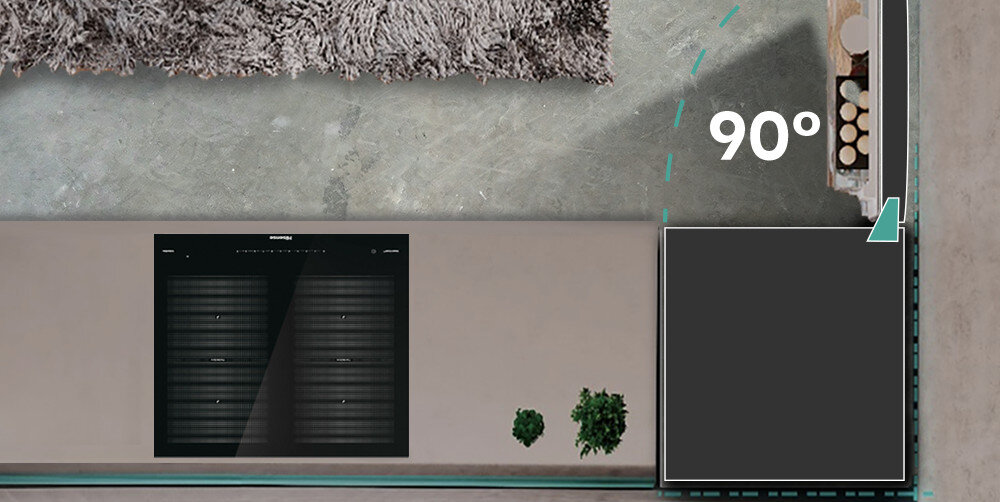 LODÓWKA HISENSE RB395N4BFE licowane drzwi wykorzystanie przestrzeni ustawienie przy ścianie