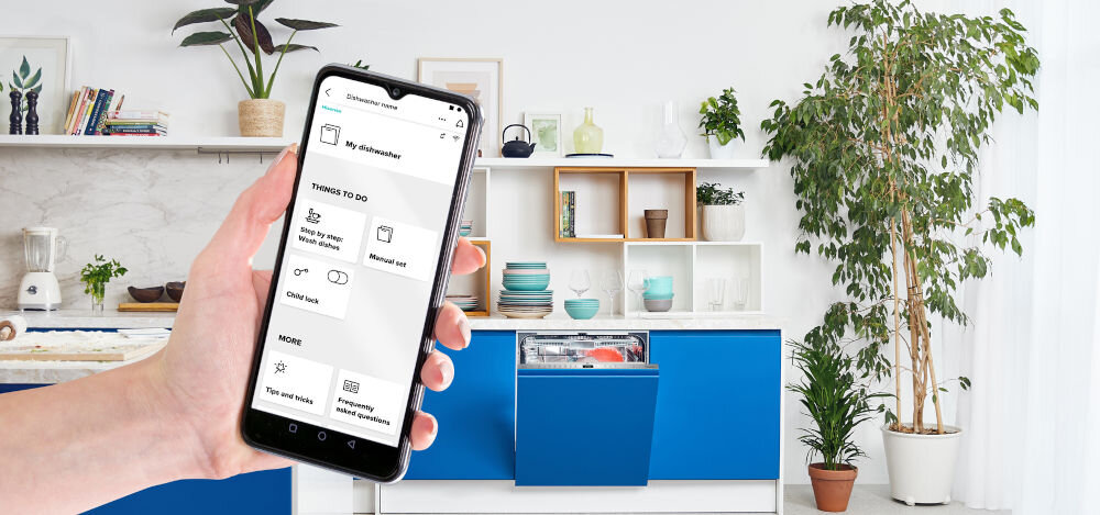 Zmywarka HISENSE HV693C60AD Aplikacja ConnectLife sterowanie zdalne kontrola komfort Wi-Fi Internet sieć połączenie programy ustawienia