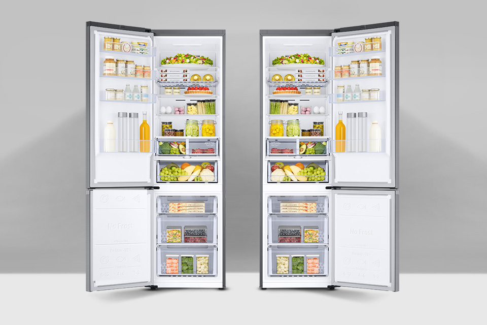 Lodówka Samsung RB38C675DS9 może otwierać się na prawo lub na lewo