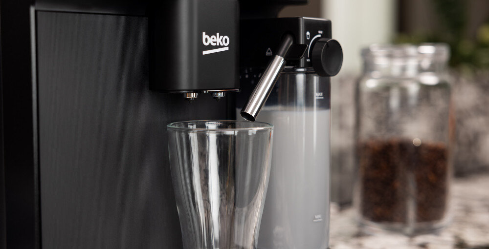  Ekspres BEKO CaffeExperto CEG7304B Regulacja wysokości dyszy kawa Maksymalna wysokość 