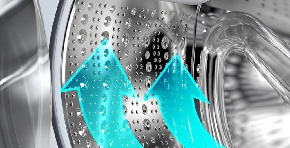 PRALKA BOSCH WGG244F8PL system VarioDrum równomierne rozprowadzanie wody