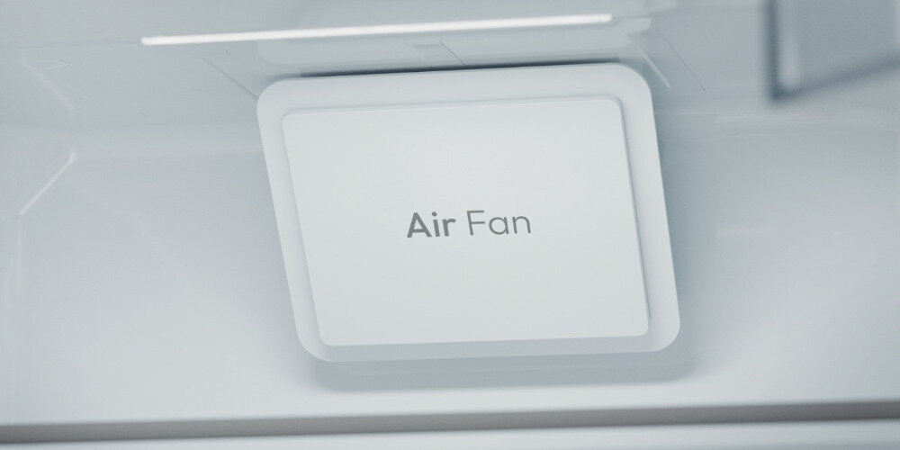 LODÓWKA CANDY ECNBQL3518EV FRESCO 400 wizualizacja ikona Równomierne chłodzenie Air Fan długa świeżość Równomierna cyrkulacja stabilna temperatura