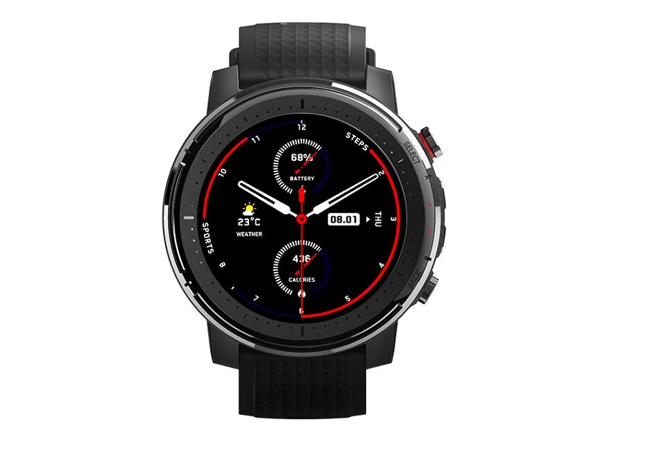 SMARTWATCH AMAZFIT STRATOS3 BLACK wyświetlacz rozdzielczość