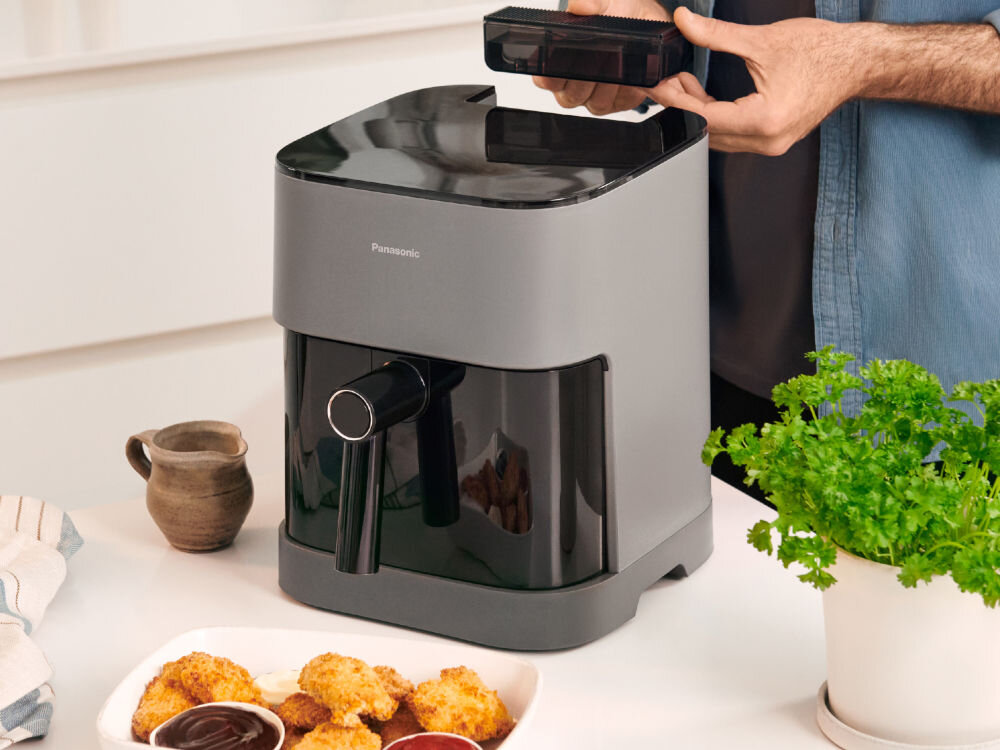 Frytkownica beztłuszczowa PANASONIC NF-CC500SXE Air Fryer zbiornik 130 ml