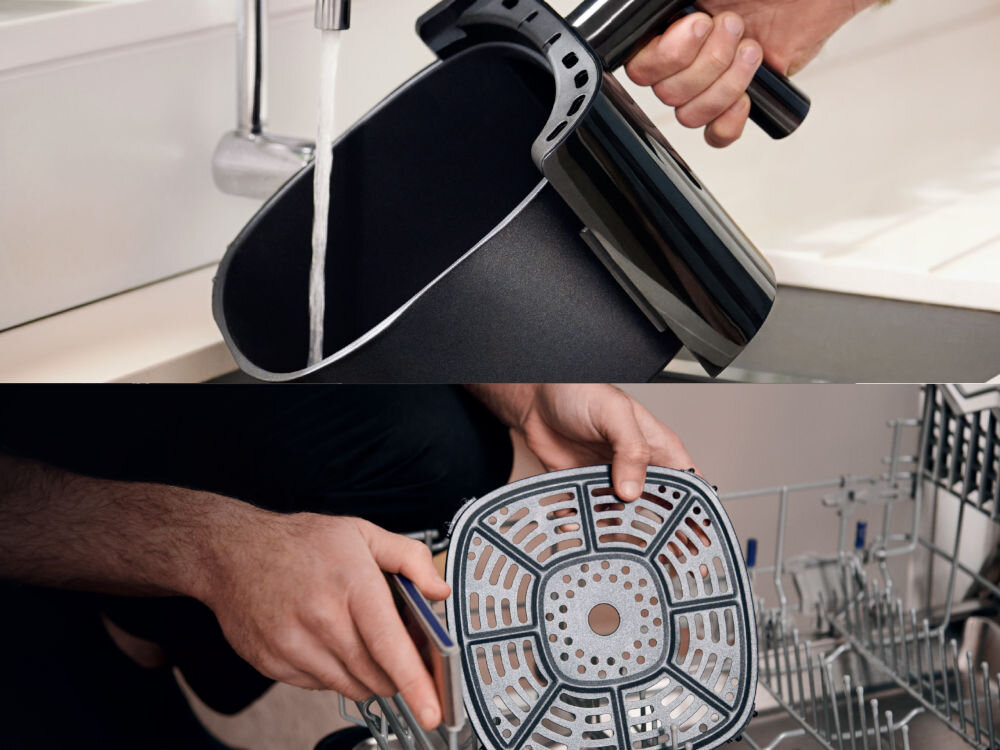 Frytkownica beztłuszczowa PANASONIC NF-CC500SXE Air Fryer mycie w zmywarce