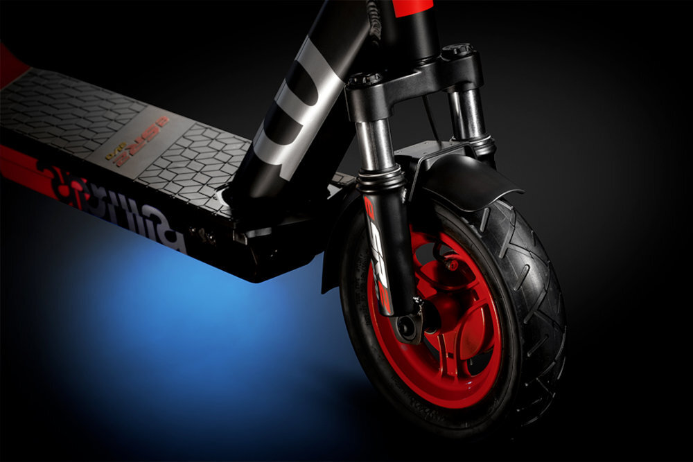 Hulajnoga elektryczna APRILIA E-SR2 Evo Czarno-szaro-czerwony hamulce kers kola