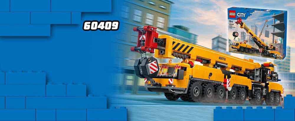 Żółty ruchomy żuraw (60409)