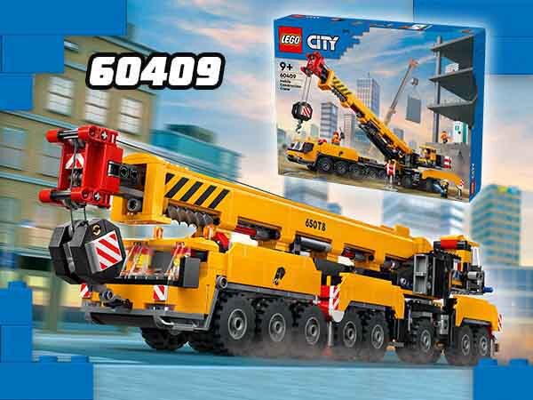 Żółty ruchomy żuraw (60409)