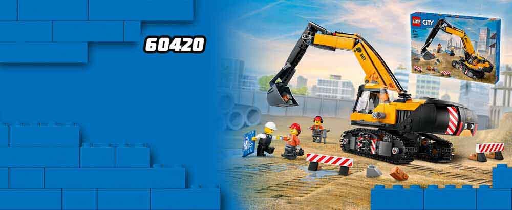 LEGO<sup>®</sup> City Żółta koparka (60420)