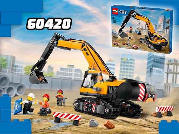 LEGO<sup>®</sup> City Żółta koparka (60420)