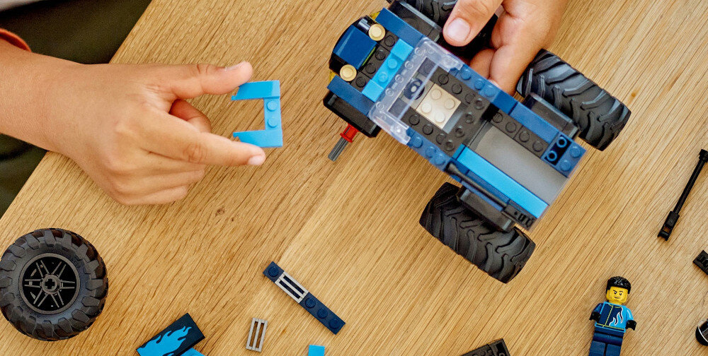 KLOCKI LEGO CITY NIEBIESKI MONSTER TRUCK 60402