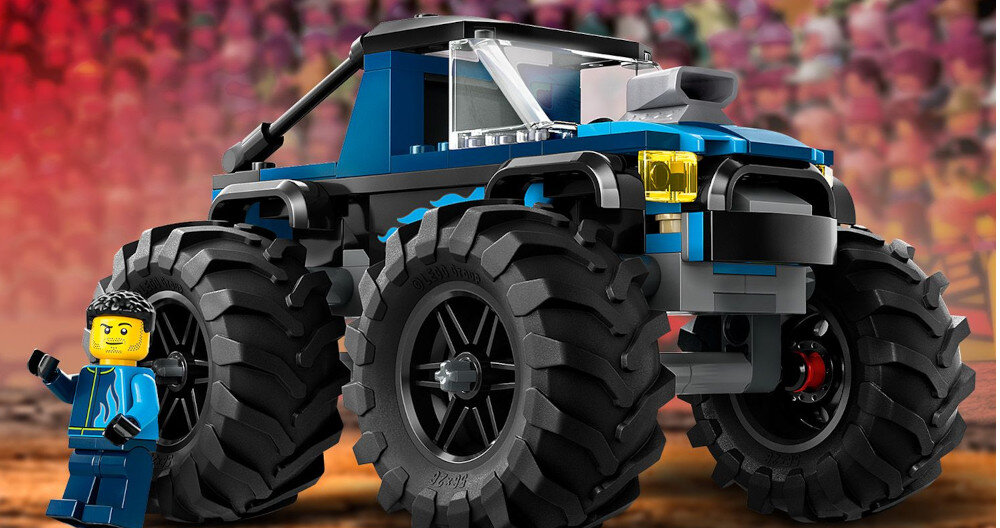 KLOCKI LEGO CITY NIEBIESKI MONSTER TRUCK 60402 MONSTER truck