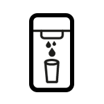 Ikona - zalety lodówki RB34C652EBN - dystrybutor wody bez BPA