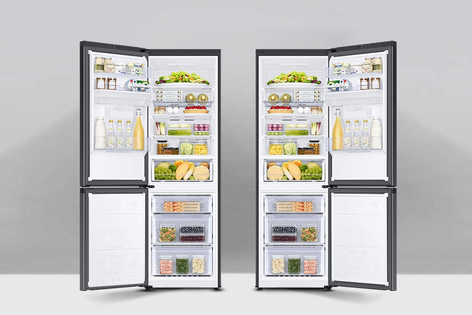 Możliwość przekładania drzwi - lodówka Samsung RB34C652EBN