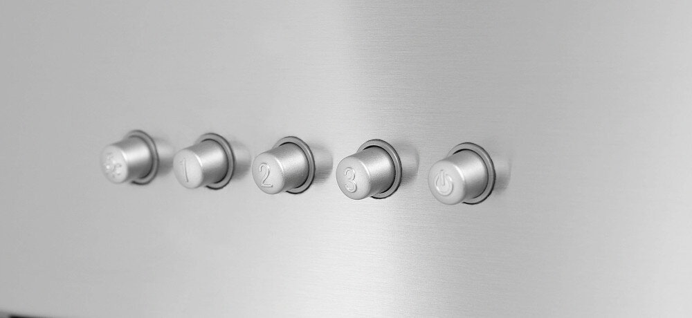 Okap MAAN Mix 3 50 Satynowy przyciski poziomy prędkości