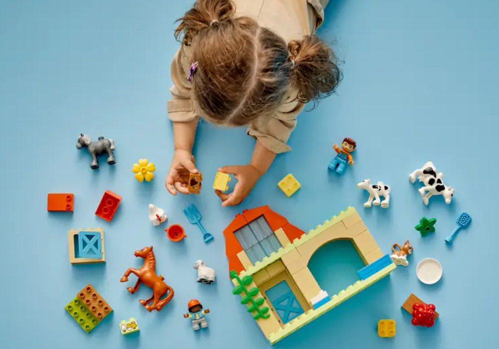 LEGO 10416 DUPLO Opieka nad zwierzętami na farmie zabawa edukacja rozwój wyposażenie kreatywność