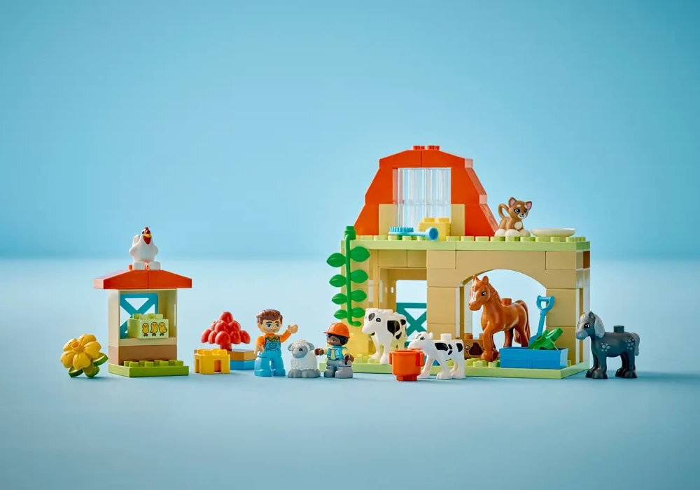 LEGO 10416 DUPLO Opieka nad zwierzętami na farmie zabawa edukacja rozwój wyposażenie kreatywność
