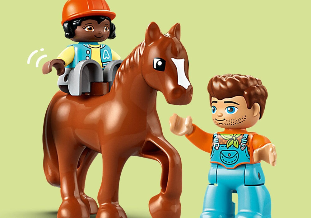 LEGO 10416 DUPLO Opieka nad zwierzętami na farmie zabawa edukacja rozwój wyposażenie kreatywność