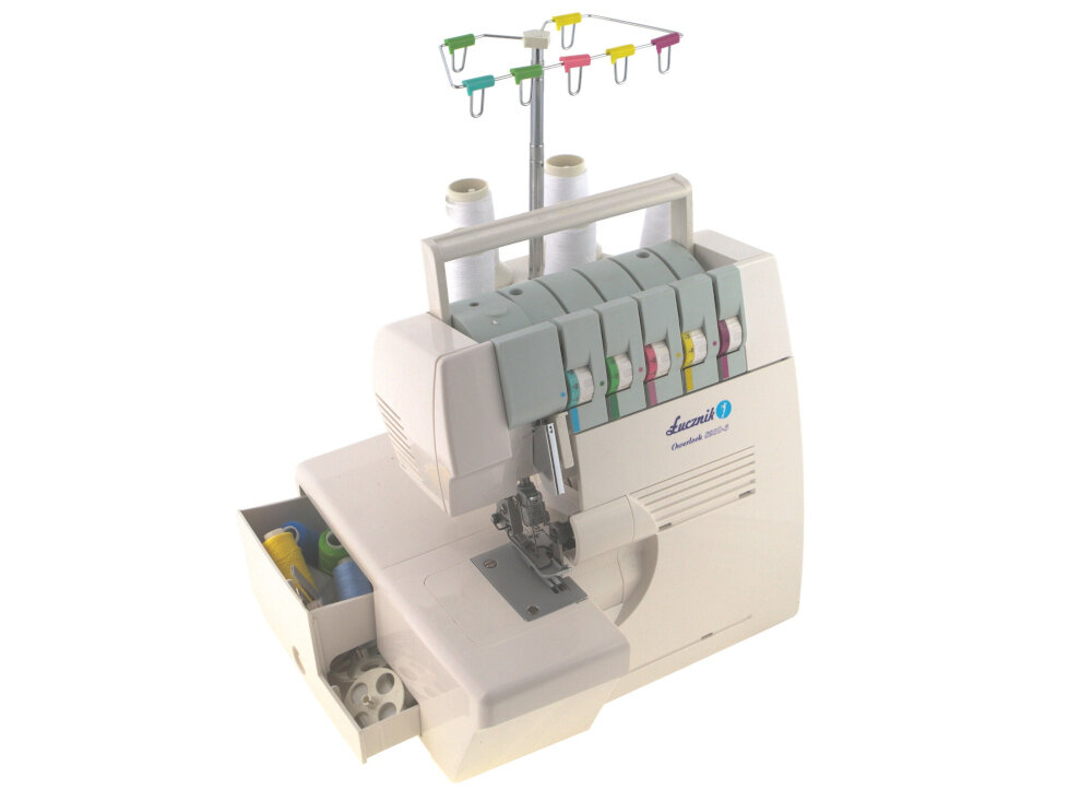 Maszyna do szycia LUCZNIK 820 D-5 Owerlok Regulacja docisku stopki