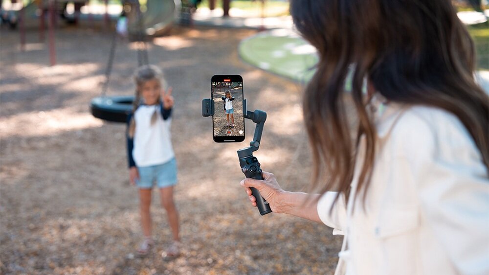 Gimbal DJI Osmo Mobile 8 moduł DJI OM  rozpoznawanie i śledzenie ludzi, psów oraz kotów   