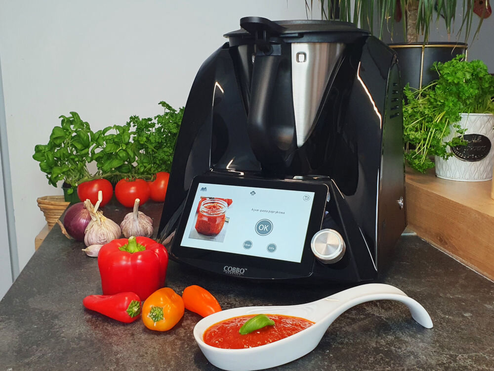 Robot wielofunkcyjny COBBO 7 Termorobot TC-7B (WiFi) 1500W z wbudowaną wagą i funkcją gotowania oprogramowanie funkcję usprawnienia smart start zaplanowanie uruchomienia 