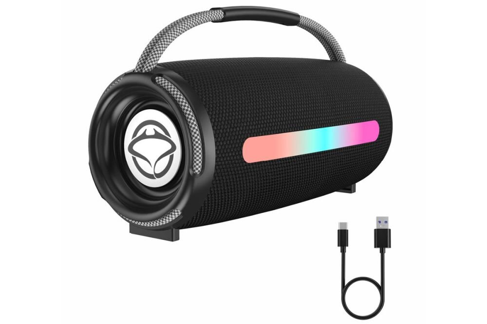 Głośnik mobilny MANTA SPK140GO-BK Radio FM Czarny zestaw