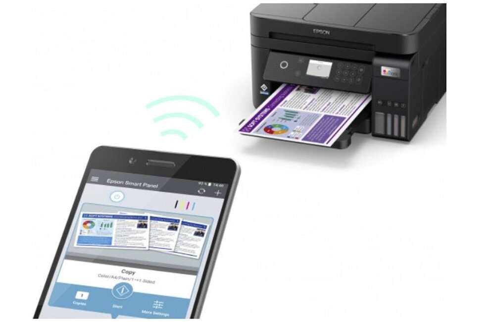 Urządzenie EPSON EcoTank L6270 Czytelny wyświetlacz LCD