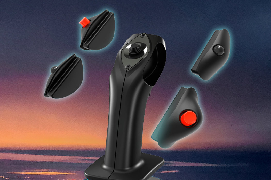 Kontroler THRUSTMASTER TCA Sidestick X Airbus Edition zabawa realistyczność licencja wrażenia samolot