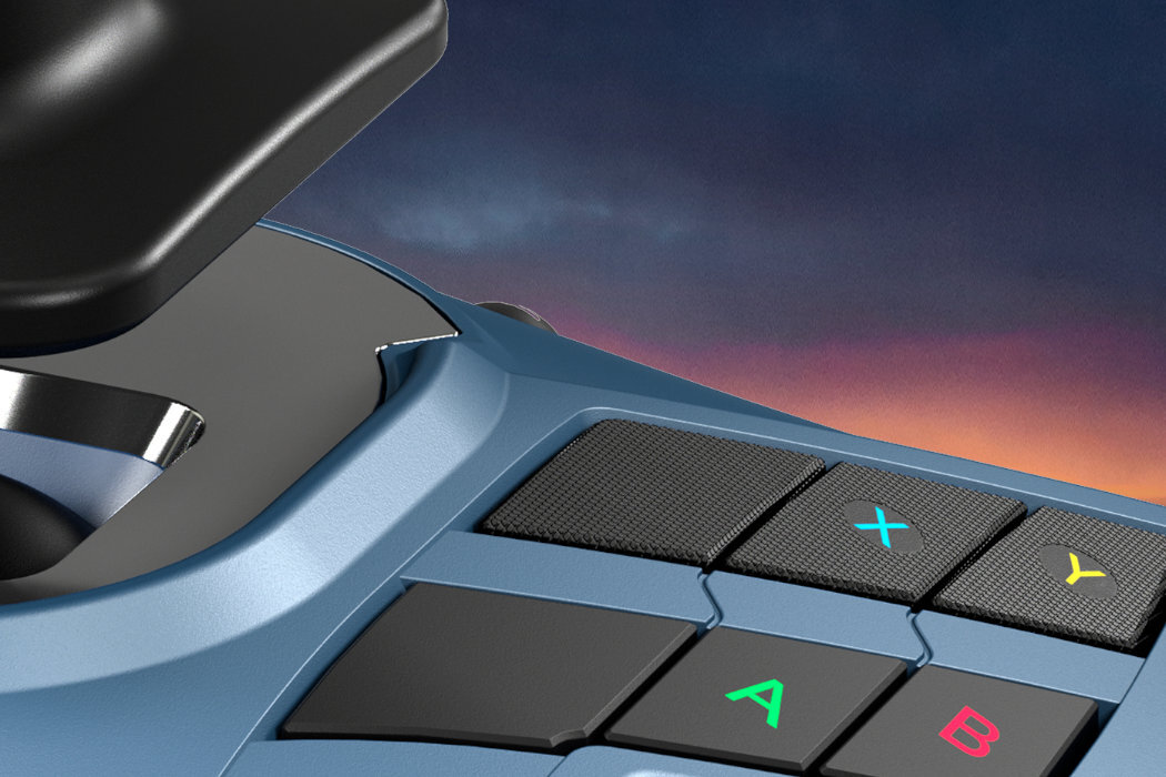 Kontroler THRUSTMASTER TCA Sidestick X Airbus Edition zabawa realistyczność licencja wrażenia samolot