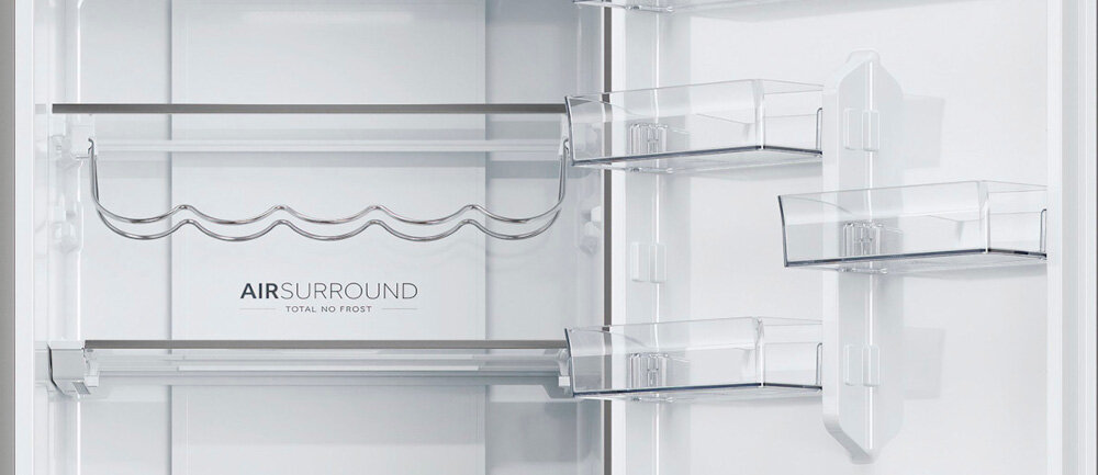 LODÓWKA HAIER HDPW5618CNPK półki bezpieczne szkło wytrzymałe szkło hartowane odporność na zarysowania