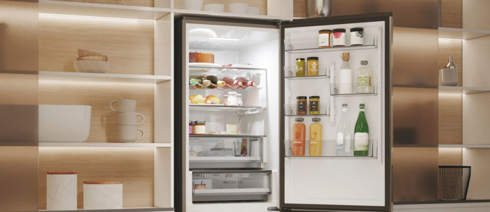 LODÓWKA HAIER HDPW5618CNPK smak soczystość Air Surround łagodny równomierny przepływ powietrza