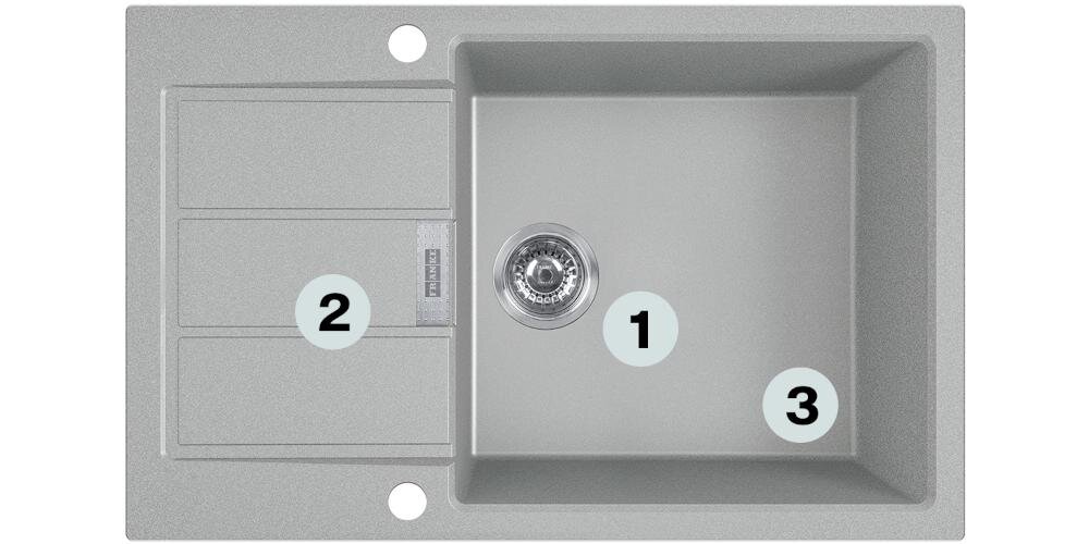 FRANKE Sirius S2D 611-78 XL 143.0618.641 montaż młynek komora naczynia