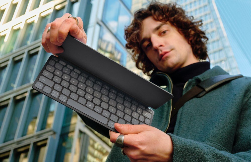 Klawiatura LOGITECH Keys-To-Go 2 Grafitowy konstrukcja wielkość waga zalety