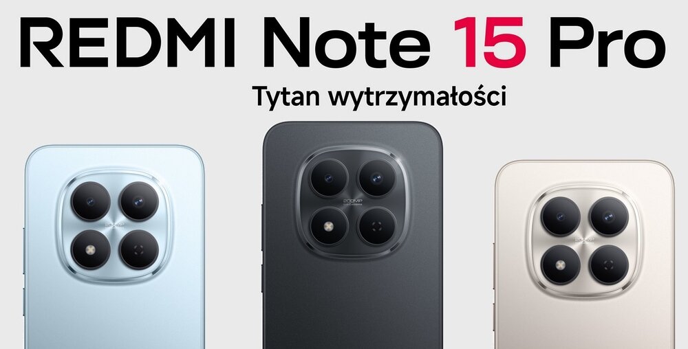 Smartfon XIAOMI Redmi Note 15 Pro    kv lifestyle początek opisu sekcja nagłówkowa