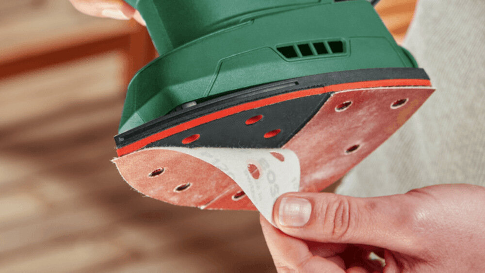 Szlifierka BOSCH UniversalSander 18V-10 06033E3100 mocowanie na rzepy