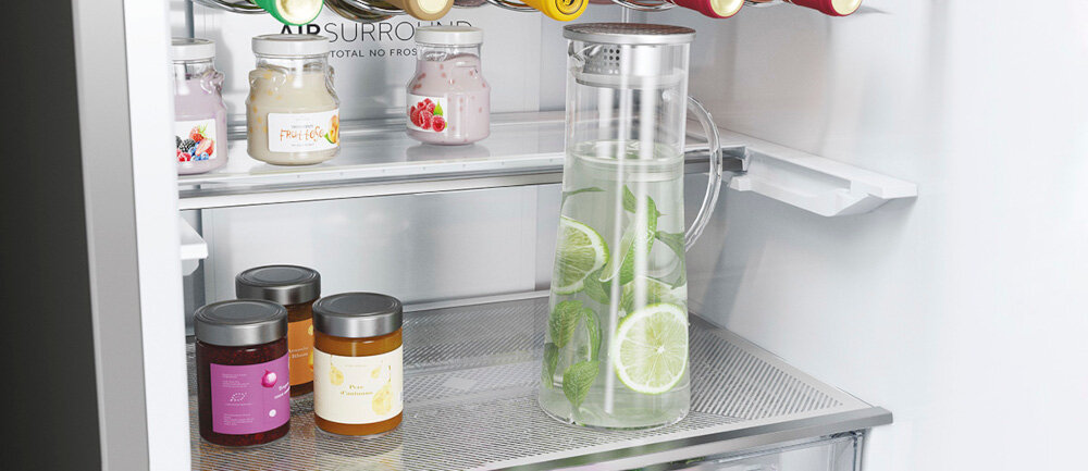 LODÓWKA HAIER HDPW5618CNPK komfort wzmocniona półka wysokie naczynia