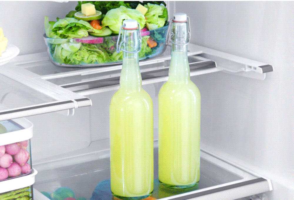 LG-GMX945MC9F chłodziarka zamrażarka wygoda przechowywanie półka składanie rozkładanie