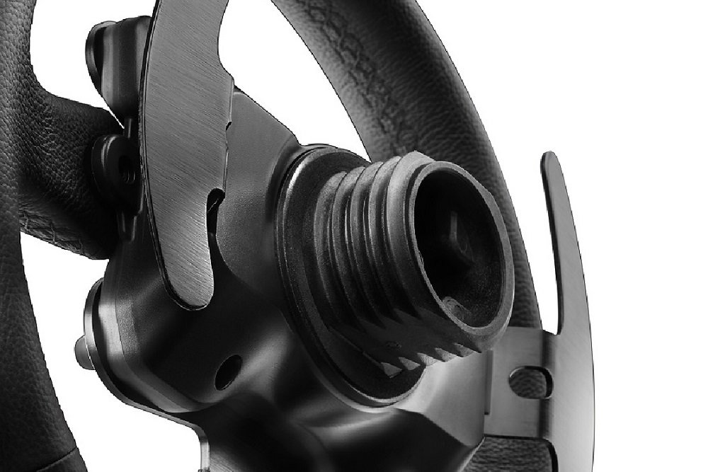 Kierownica THRUSTMASTER TM Leather 28 GT Add on Thrustmaster Quick Release kilkusekundowa wymiana kierownicy realizm