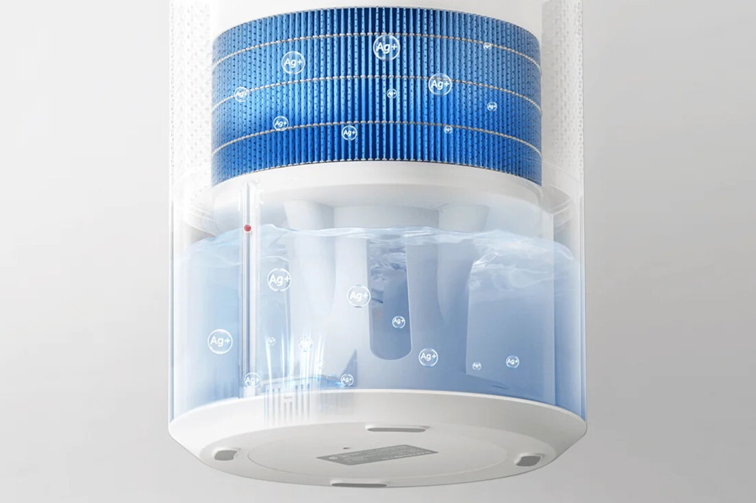 Nawilżacz ultradźwiękowy XIAOMI Smart Evaporative Humidifier Ochrona antybakteryjna filtr moduł jonów srebra zdrowe nawilżanie 