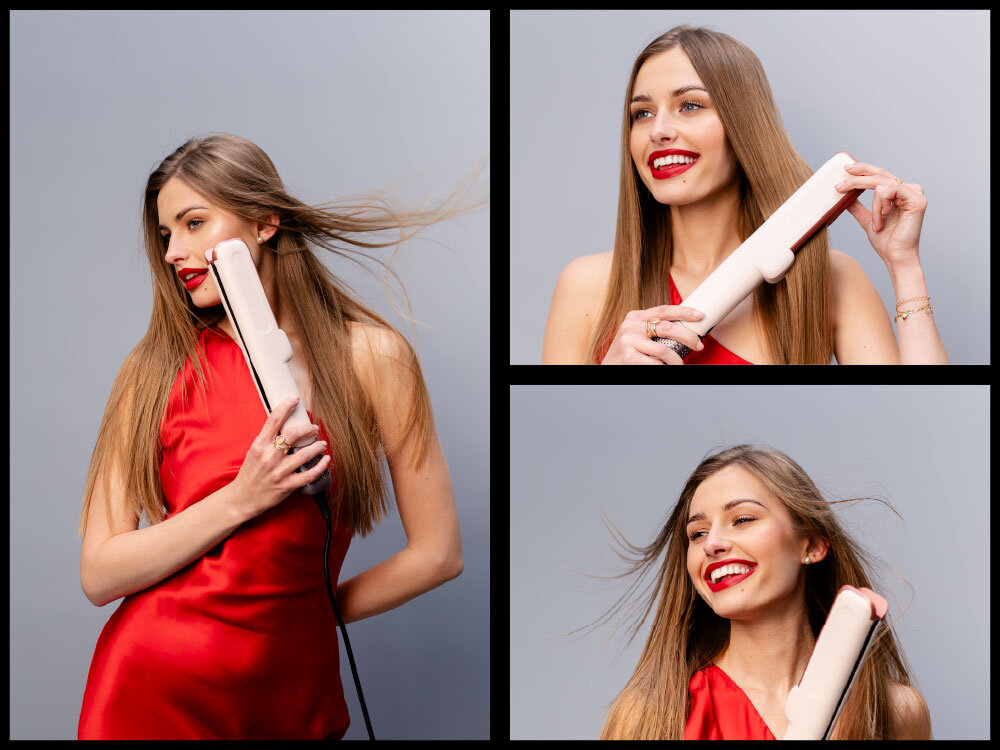 Prostownica Gioperfect Hair GIO-740 technologia Wet Dry Stylizacja na sucho i mokro system grzewczy