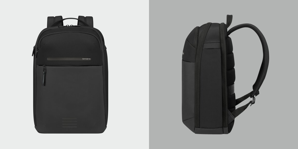 Plecak na laptopa SAMSONITE Moderny 17.3 cali - Przeznaczenie i styl, plecak od frontu , plecak z boku