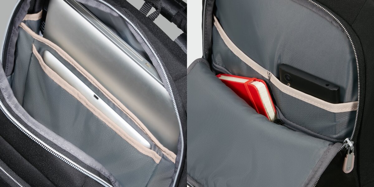 Plecak na laptopa SAMSONITE Guardit Classy 2.0 - Ochrona sprzętu, Dedykowane przestrzenie na laptop 14,1 i tablet, wnętrze plecaka