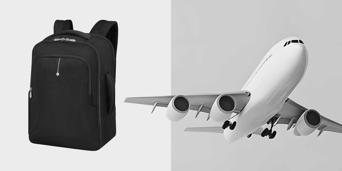 Plecak kabinowy SAMSONITE Guardit Classy 2.0 M - Kompaktowa forma, plecak po skosie na białym tle