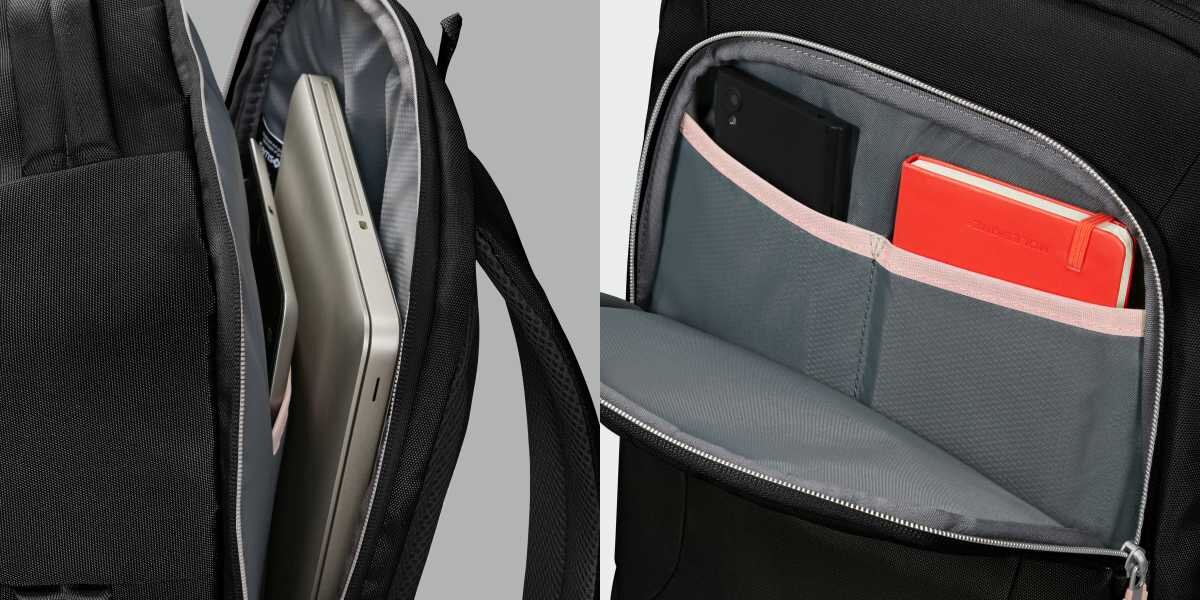 Plecak kabinowy SAMSONITE Guardit Classy 2.0 M - Ochrona sprzętu, Dedykowane przestrzenie na laptop oraz tablet, wnętrze plecaka
