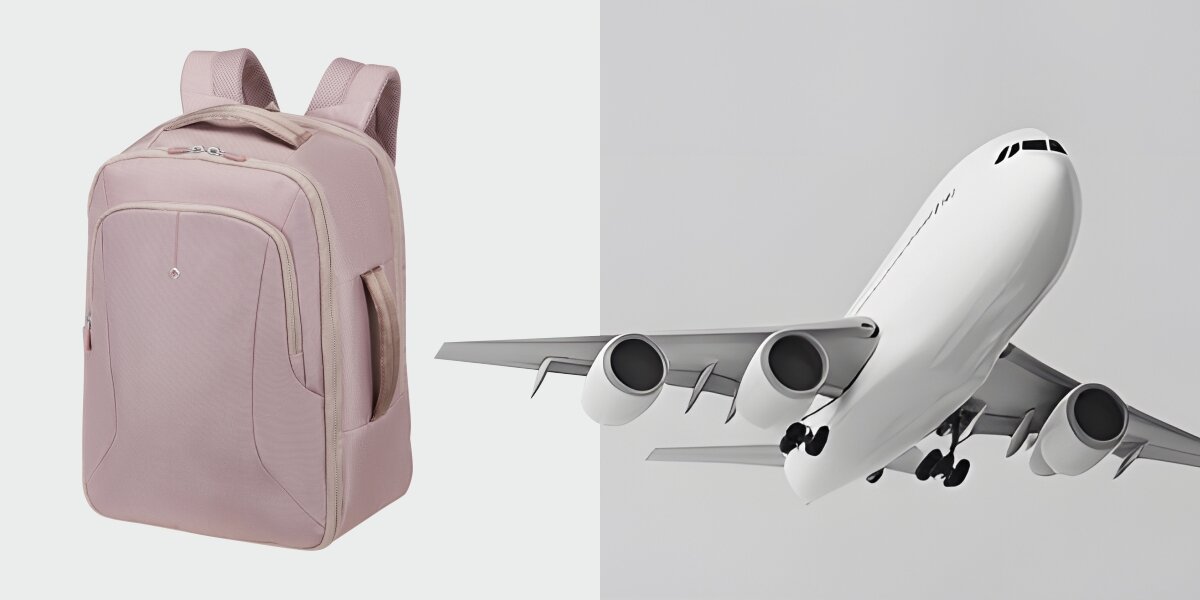 Plecak kabinowy SAMSONITE Guardit Classy 2.0 M - Kompaktowa forma, plecak po skosie na białym tle