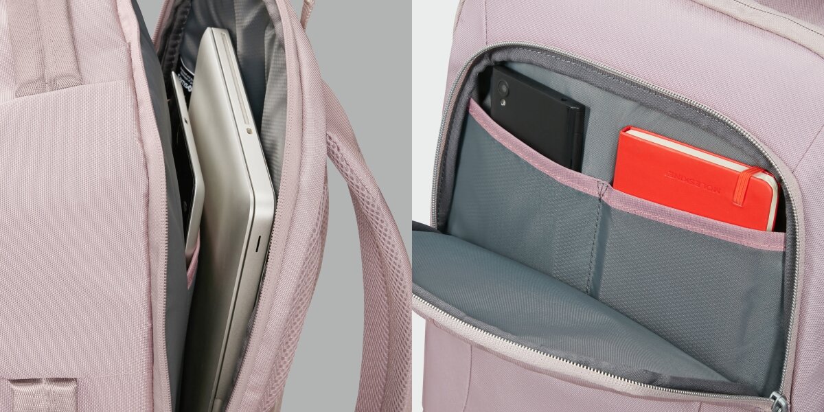Plecak kabinowy SAMSONITE Guardit Classy 2.0 M - Ochrona sprzętu, Dedykowane przestrzenie na laptop oraz tablet, wnętrze plecaka