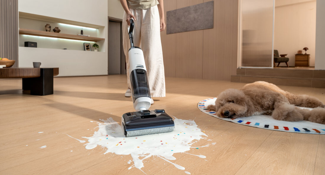 Odkurzacz TINECO Floor One S5 Max Cicha praca Poziom hałasu tryb Quiet