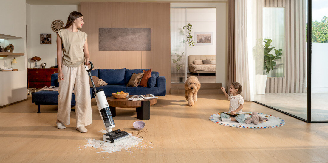 Odkurzacz TINECO Floor One S5 Max Przemyślana pojemność 3-komorowy system separacji pojemność waga