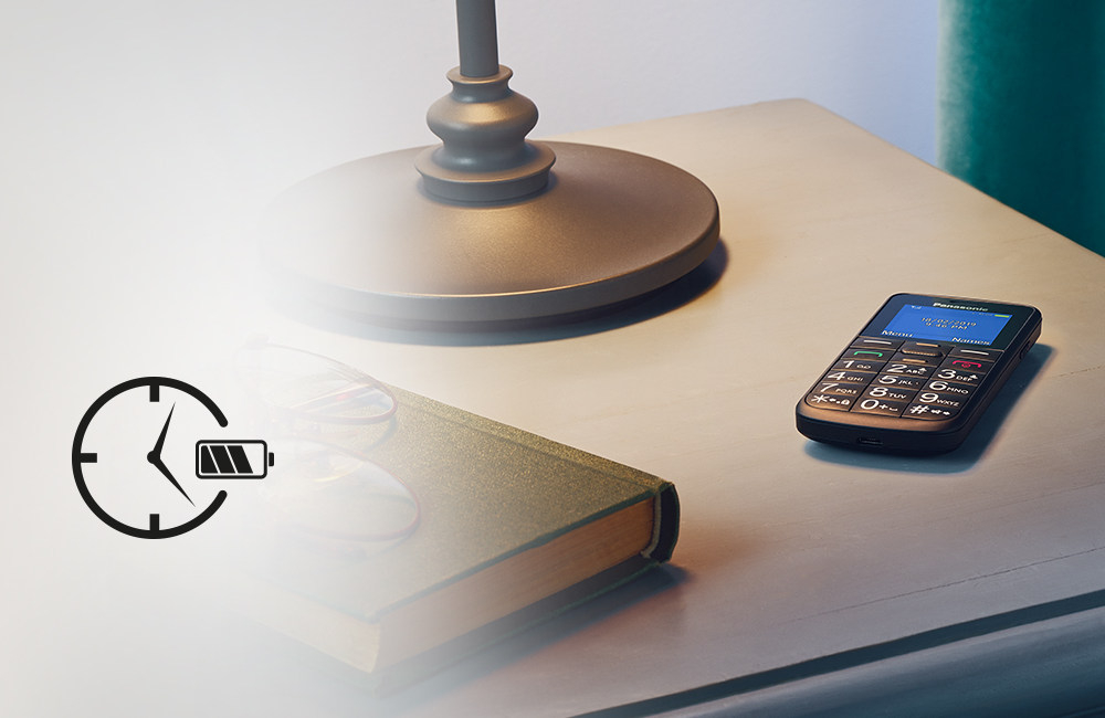 Telefon PANASONIC KX-TU110EX akumulator czas działania czas pracy