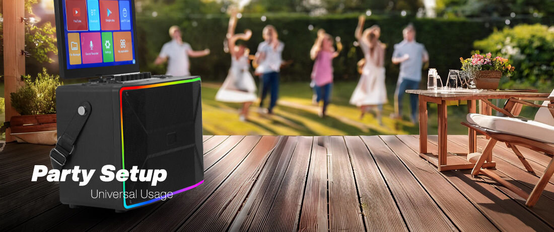 Power audio MUSICMATE KTV MM-SC900 ekran moc 250w android wifi bateria